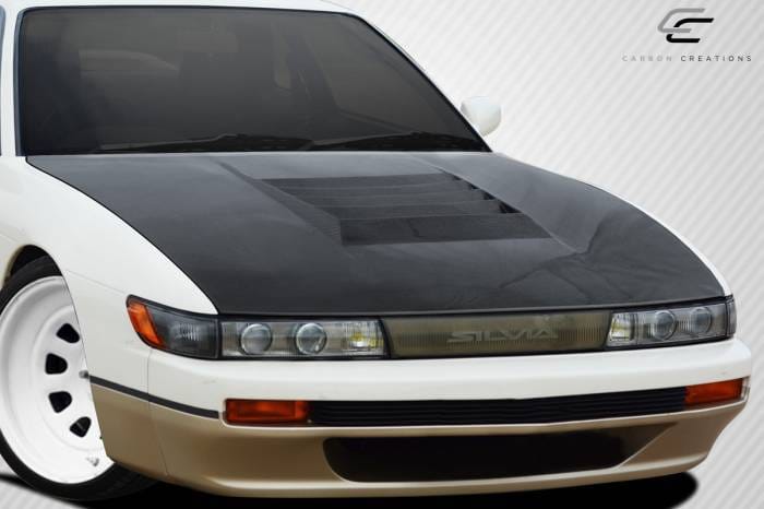 Nissan S13 Silvia D-1 Carbon Creations Body Kit- Hood 113636 thumbnail 2