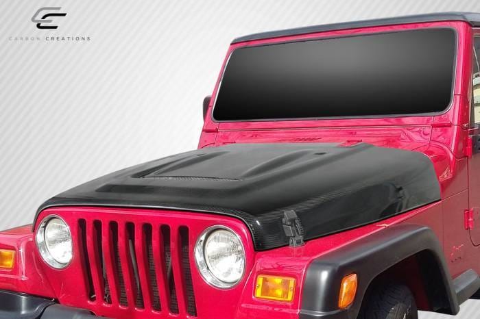 Jeep Wrangler Heat Reduction Carbon Creations Body Kit- Hood 113640 thumbnail 2