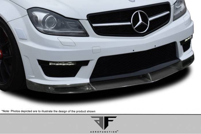 Mercedes C63 AF-1 Aero Function Front Bumper Lip Body Kit 113756 thumbnail 2
