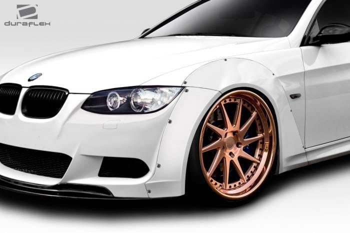 BMW 3 Series Circuit Duraflex Front Fender Flares 113785 thumbnail 2