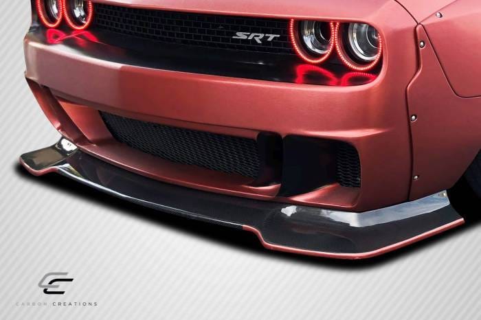 Dodge Challenger Circuit Carbon Fiber Front Bumper Lip Body Kit!!! 113893 thumbnail 2
