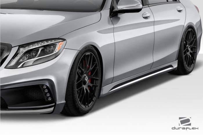 Mercedes S Class W-1 Duraflex Side Skirts Body Kit 113929 thumbnail 2