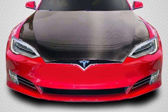 Tesla Model S OEM Dritech Carbon Fiber Body Kit- Hood 114063