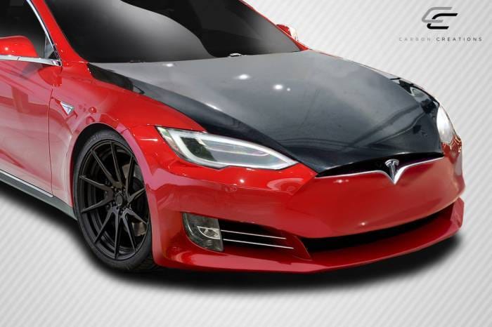 Tesla Model S OEM Dritech Carbon Fiber Body Kit- Hood 114063 thumbnail 2