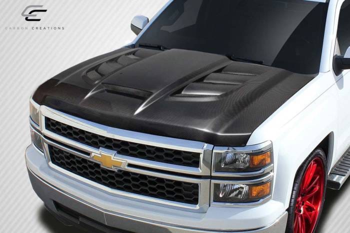 Chevrolet Silverado Viper Carbon Fiber Creations Body Kit- Hood 114225 thumbnail 2