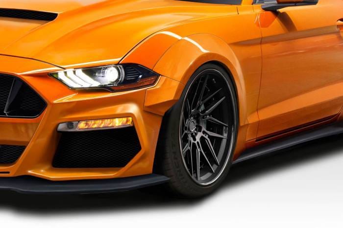 Ford Mustang Grid Couture Urethane Wide Front Fender Flares 114998 thumbnail 2