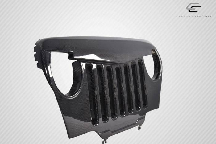 Jeep Wrangler Predator Carbon Fiber Creations Grill/Grille 115253 thumbnail 4