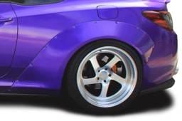 Hyundai Genesis 2DR MSR V2 70MM Duraflex Rear Fender Flares 115276