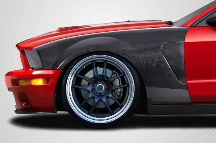 Ford Mustang GT350 Look Carbon Fiber Body Kit- Front Fenders 115442