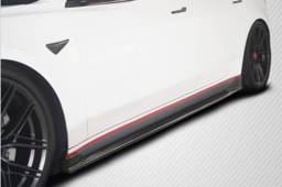 Tesla Model 3 GT Concept Carbon Fiber Side Skirts Body Kit!!! 115470