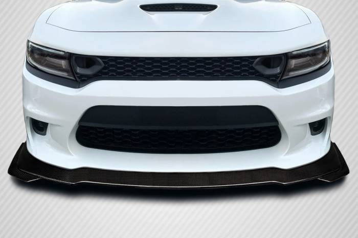 Dodge Charger Speed Icon Carbon Fiber Front Bumper Lip Body Kit 118204