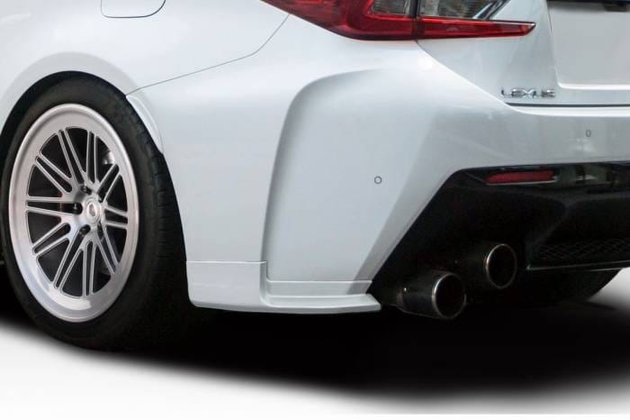 Lexus RC-F Alpha Duraflex Rear Bumper Add On Body Kit 118401