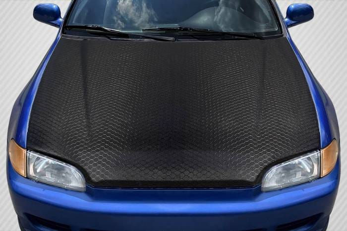Honda Civic HB OEM Look Carbon Fiber Creations Body Kit- Hood 119198
