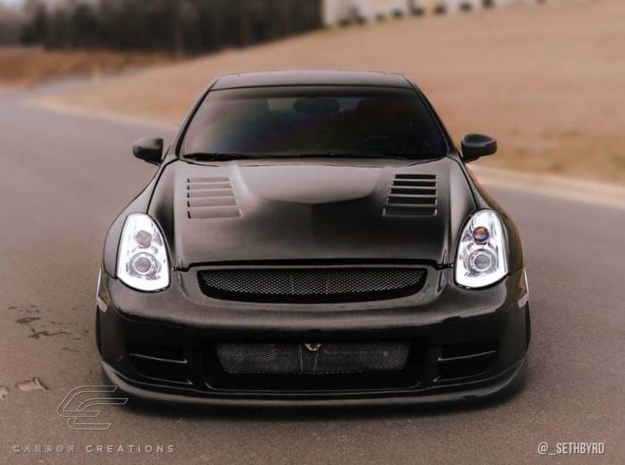 Infiniti G Coupe 2DR TS-1 Carbon Fiber Creations Front Body Kit Bumper - 102805 thumbnail 2