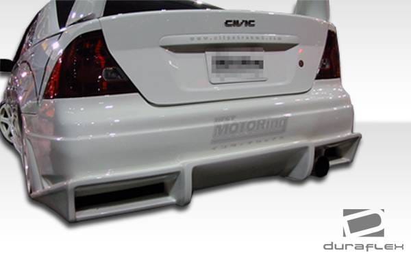 Honda Civic 2DR Duraflex Bomber Rear Bumper Cover - 1 Piece - 100230 thumbnail 2