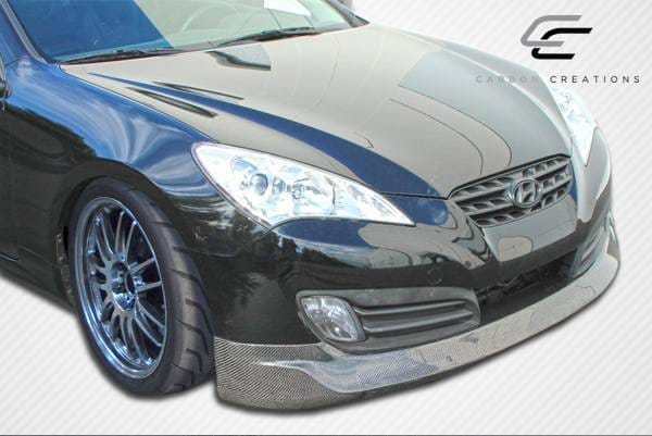 Hyundai Genesis Carbon Creations MS-R Front Lip Under Spoiler Air Dam - 1 Piece - 105975 thumbnail 2
