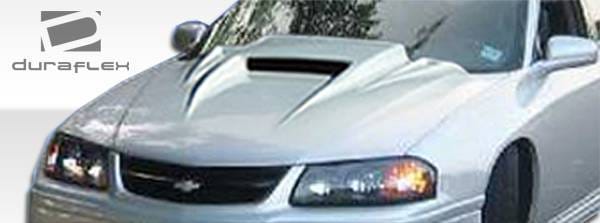 Chevrolet Impala Duraflex Spyder 3 Hood - 1 Piece - 100010 thumbnail 2