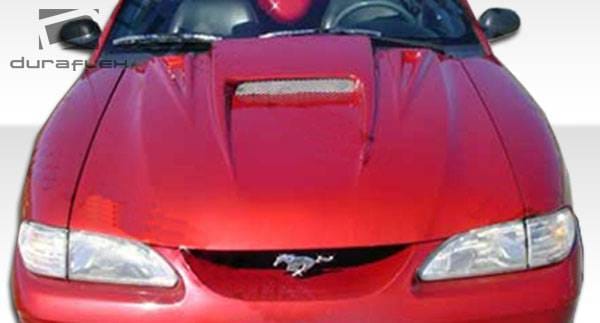 Ford Mustang Duraflex Spyder 3 Hood - 1 Piece - 101423 thumbnail 2