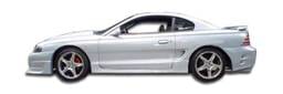 Ford Mustang Duraflex Colt Side Skirts Rocker Panels - 2 Piece - 101436
