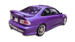 Honda Civic 2DR & 4DR Duraflex AVG Rear Bumper Cover - 1 Piece - 101733