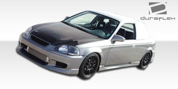 Honda Civic Duraflex C-1 Front Bumper Cover - 1 Piece - 101746 thumbnail 2