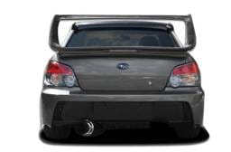 Subaru WRX Duraflex Z-Speed Rear Bumper Cover - 1 Piece - 104168
