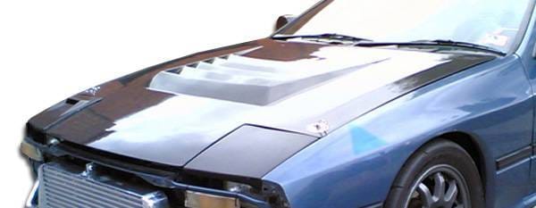 Mazda RX-7 Duraflex D-1 Hood - 1 Piece - 104229