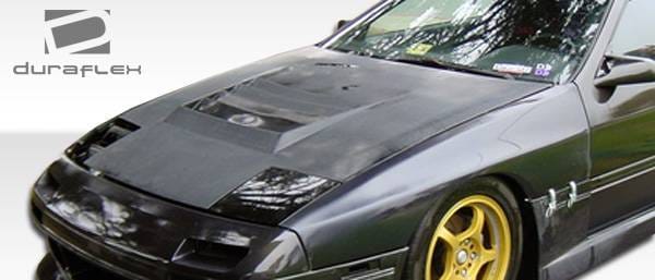 Mazda RX-7 Duraflex D-1 Hood - 1 Piece - 104229 thumbnail 2