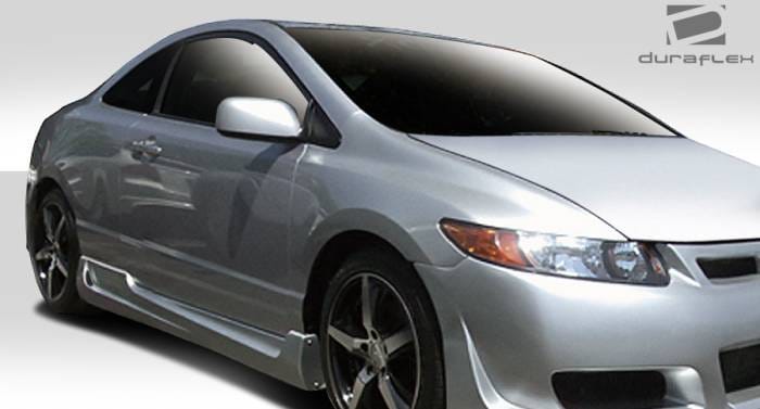 Honda Civic 2DR Duraflex TR-N Side Skirts Rocker Panels - 2 Piece - 104930 thumbnail 2