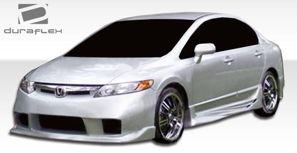 Honda Civic 4DR Duraflex I-Spec Side Skirts Rocker Panels - 2 Piece - 104933 thumbnail 2