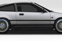 Honda CRX Duraflex B-2 Side Skirts Rocker Panels - 2 Piece - 105548