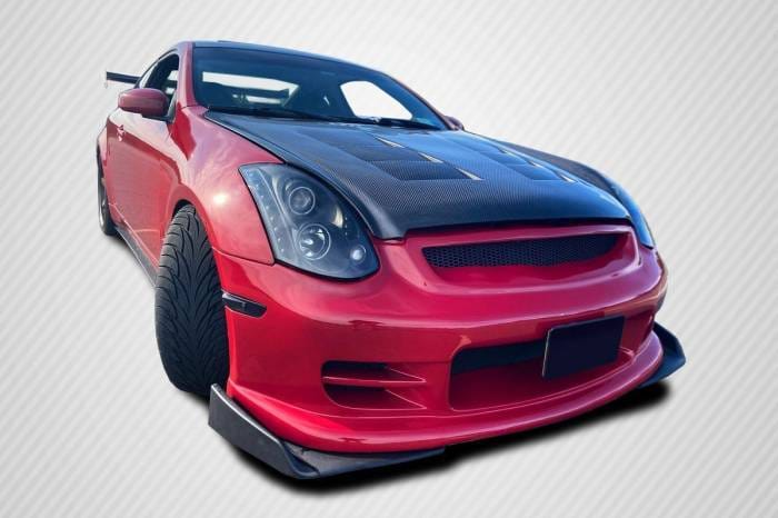Infiniti G35 2DR Carbon Creations TS-1 Hood - 1 Piece - 105884