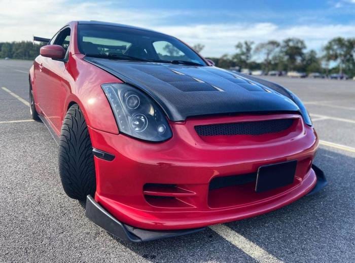 Infiniti G35 2DR Carbon Creations TS-1 Hood - 1 Piece - 105884 thumbnail 2
