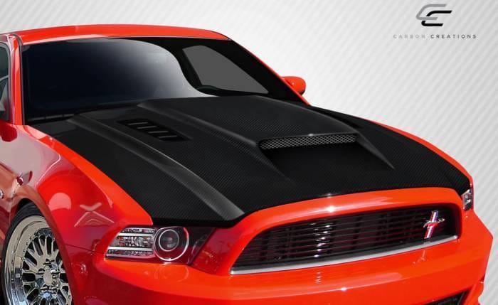 Ford Mustang Carbon Creations CV-X Hood - 1 Piece - 106262 thumbnail 2
