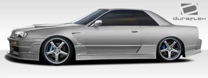 Nissan Skyline Duraflex R324 Conversion Side Skirts Rocker Panels - 2 Piece - 106601 thumbnail 2