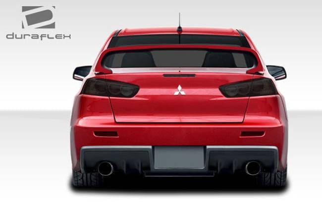 Mitsubishi Lancer Duraflex Evo X Look Rear Bumper Cover - 1 Piece - 106955 thumbnail 2