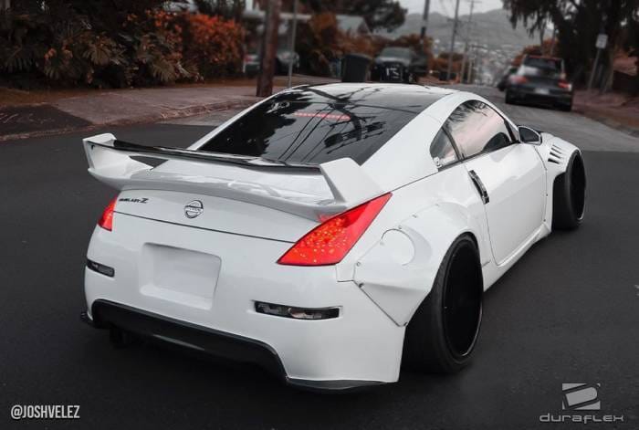 Nissan 350Z Duraflex AM-S Wing Trunk Lid Spoiler - 1 Piece - 107230 thumbnail 4
