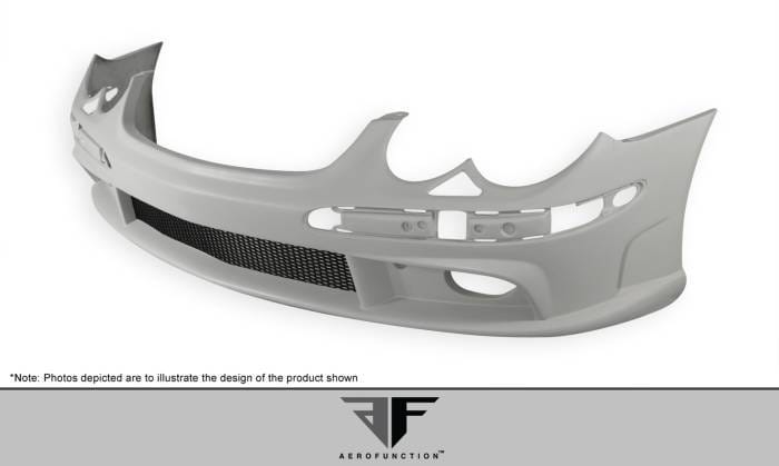 Mercedes SL AF-1 Aero Function (GFK) Front Body Kit Bumper 107393 thumbnail 4