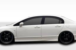 Honda Civic 4DR Duraflex JDM Type R Conversion Side Skirts Rocker Panels - 2 Piece - 107737