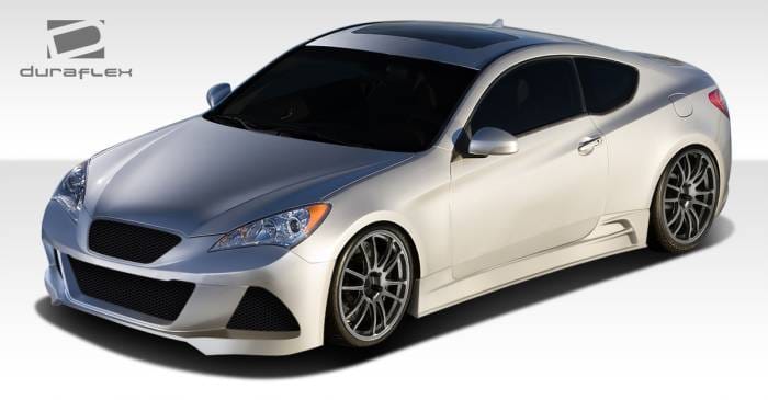 Hyundai Genesis Duraflex J-Spec Front Bumper Cover - 1 Piece - 107752 thumbnail 2