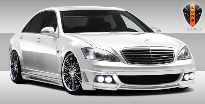 Mercedes-Benz S Class Duraflex Eros Version 2 Front Bumper Cover - 1 Piece - 107792 thumbnail 2