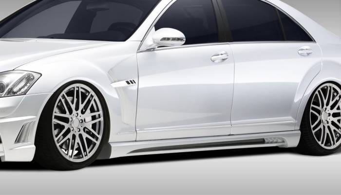 Mercedes S Class Eros Version 2 Duraflex Side Skirts Body Kit 107793