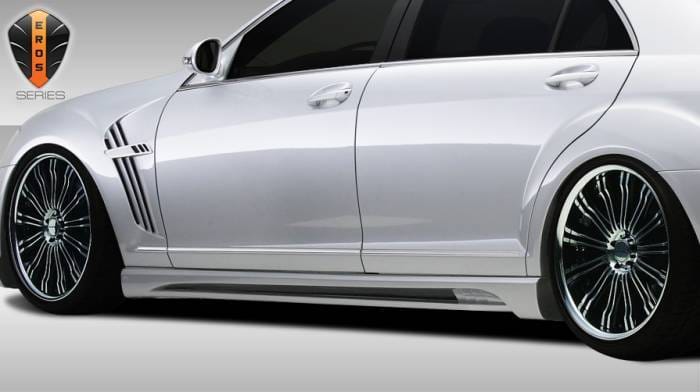 Mercedes S Class Eros Version 2 Duraflex Side Skirts Body Kit 107793 thumbnail 2