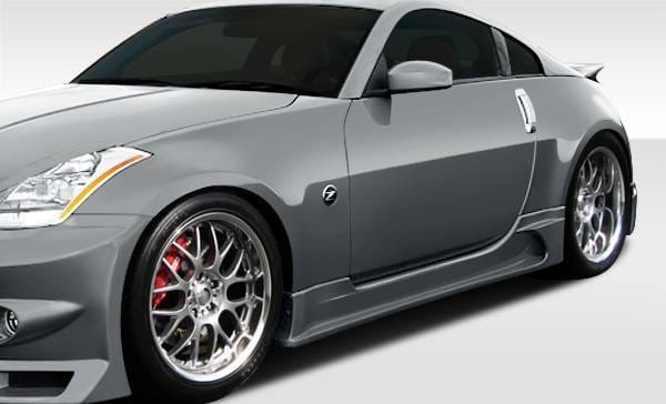 Nissan 350Z Duraflex J-Spec Side Skirts Rocker Panels - 2 Piece - 107830