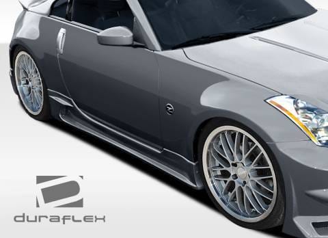 Nissan 350Z Duraflex J-Spec Side Skirts Rocker Panels - 2 Piece - 107830 thumbnail 2