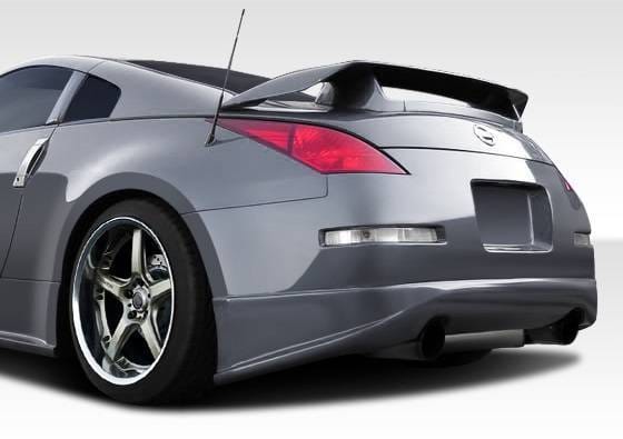 Nissan 350Z Duraflex J-Spec 2 Rear Lip Under Spoiler Air Dam - 1 Piece - 107834