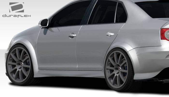 Volkswagen Jetta Duraflex R-GT Wide Body Side Skirts Rocker Panels - 2 Piece - 107876 thumbnail 2