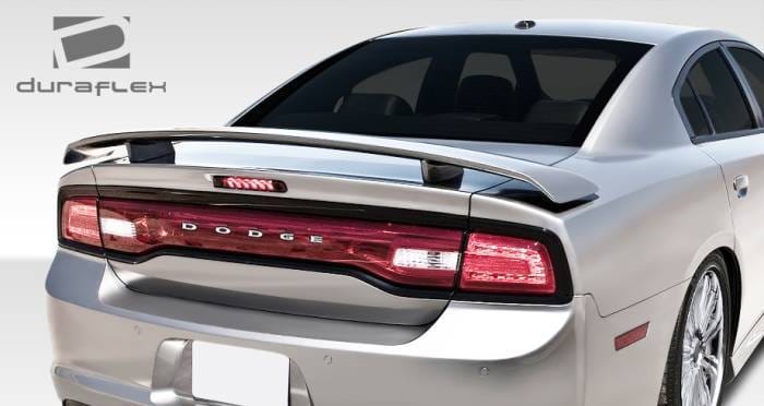 Dodge Charger Duraflex SRT Look Rear Wing Trunk Lid Spoiler - 1 Piece - 108038 thumbnail 2