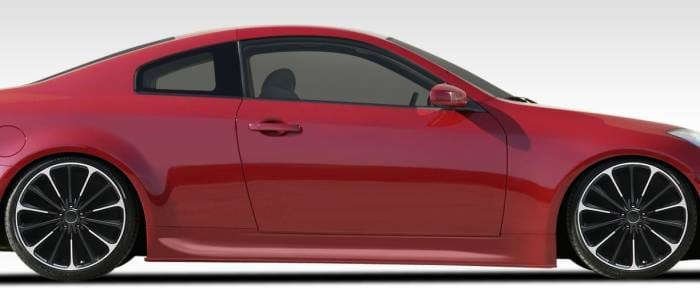 Infiniti G35 2DR Duraflex Sigma Side Skirts Rocker Panels - 2 Piece - 108073