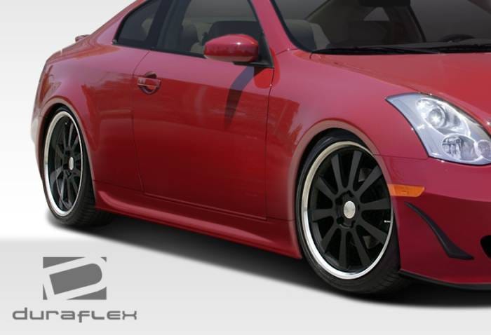 Infiniti G35 2DR Duraflex Sigma Side Skirts Rocker Panels - 2 Piece - 108073 thumbnail 2